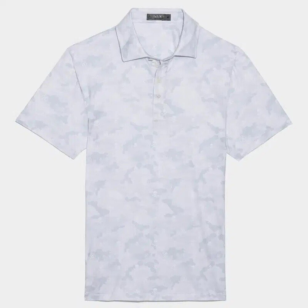 Size Medium G/Fore G4 Icon Camo Tech Jersey Golf Polo Blueprint G4MC0K060